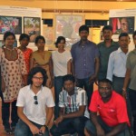 The Jaffna team comprising staff of ICES and VIluthu