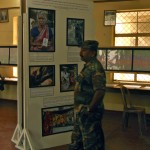 The army helped set up the exhibition and provided generous feedback, including their support to showing a balanced view of our history to build understanding