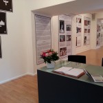 Entrance to the Strand Gallery and the photo-essays on display